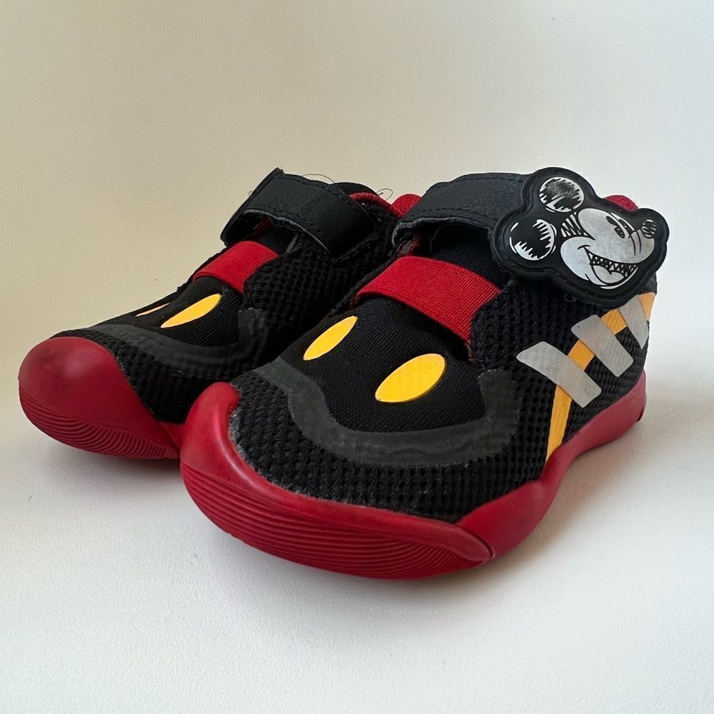 Adidas Disney Mickey Mouse Active Play Sneakers Toddler Size 7